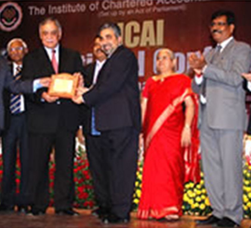 Wendt (India) Limited conferred with ICAI Award for Excellence in Financial Reporting 2011-12.