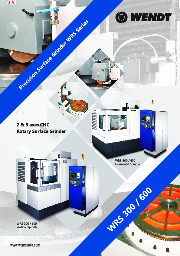 WRS Series - Rotary Surface Grinder