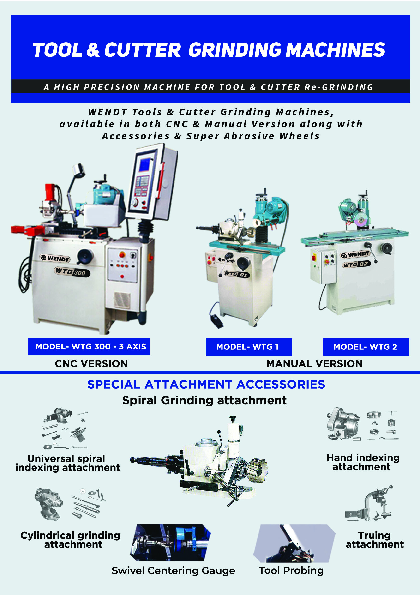 TOOL & CUTTER GRINDING MACHINES